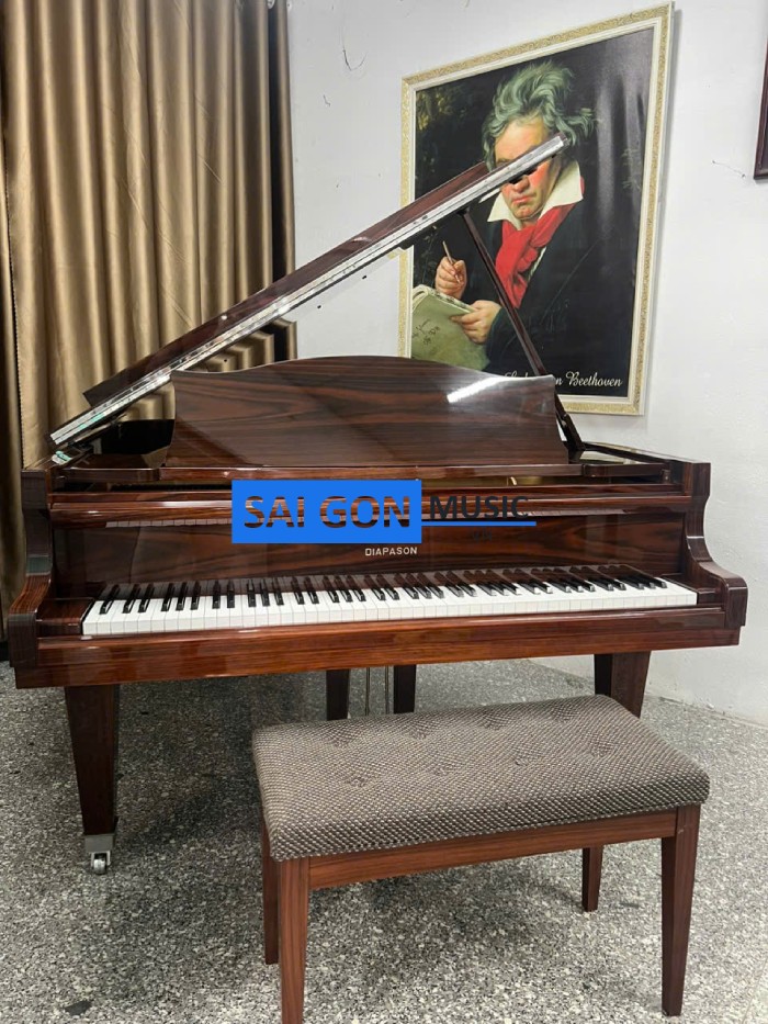 Grand piano diapason màu gỗ