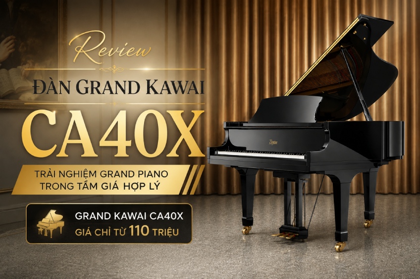 Review Đàn Grand Kawai CA40X