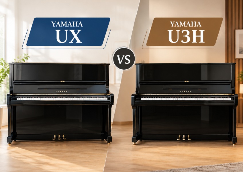 So sánh Piano Yamaha UX và Piano Yamaha U3H